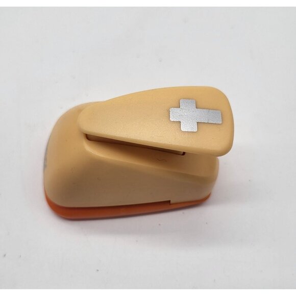 MARVY UCHIDA Clever Lever Paper Punch CROSS Religious, Easter Scrapbooking Craft - Picture 2 of 9